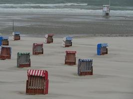 at the beach of Juist island photo