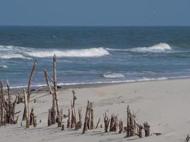 The beach of Juist island in germany photo