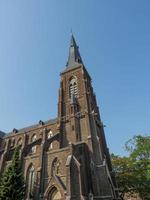 The city of Maastricht at the river Maas in the netherlands photo