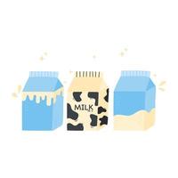 Hand drawn world milk day vector