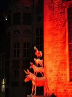 the city of Bremen at night photo