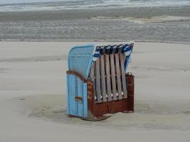 summer tiem at the beach of Juist photo