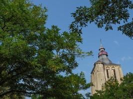 The city of Maastricht at the river Maas in the netherlands photo