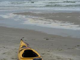 the beach of Juist in germany photo