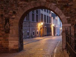 The city of Maastricht at the river Maas in the netherlands photo