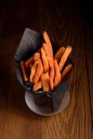 Homemade Orange Sweet Potato Fries photo