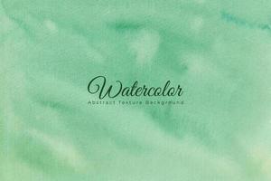 Abstract watercolor texture background in green color vector