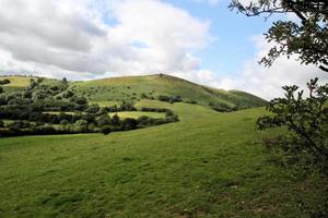 A view of the Caradoc Hills in Shropshire photo