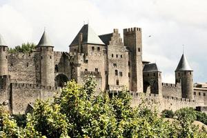 A view of Carcassonne in France photo