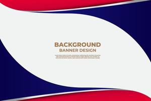 Elegant Wave Background Banner Template design for Business Presentation vector