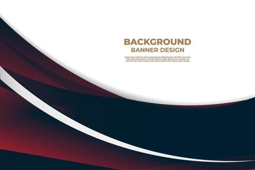 Wave Background Template Design for Banner and Business Presentation vector