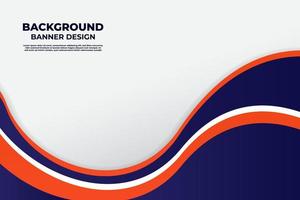 Wave Background Template Design for Banner and Business Presentation vector