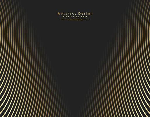 Abstract gold luxurious wave line background - simple texture for your design. gradient background. Modern decoration for websites, posters, banners, EPS10 vector