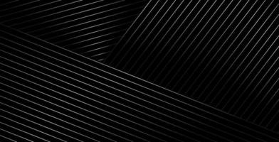 fondo negro abstracto con líneas diagonales vector