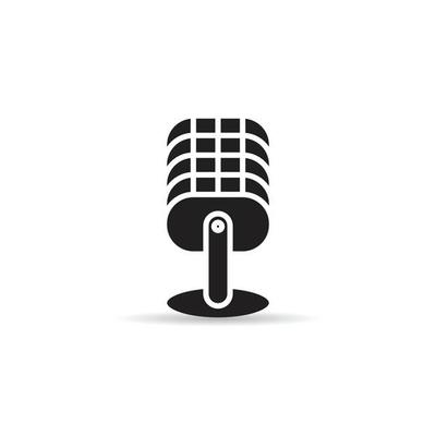 microphone on stand icon