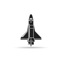 space shuttle icon vector