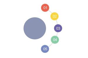 plantilla de etiqueta infográfica con iconos. pasos. infografías para el concepto de negocio. se puede utilizar para gráficos de información, diagramas de flujo, presentaciones, sitios web, pancartas, materiales impresos. vector