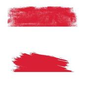 Monaco flag with grunge texture vector