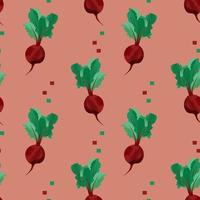 Seamless pattern Beets. Vector illustration