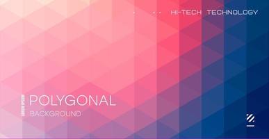 Triangle polygonal abstract background vector
