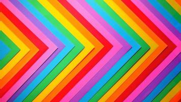 animación de bucle de rayas multicolores brillantes sin costuras. banda lineal en movimiento fondo animado abstracto. video