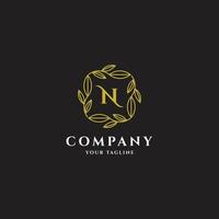 Natural Beauty Logo Concept Luxury and Elegant - Vector