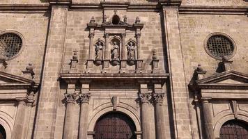 wahrzeichen guadalajara zentrale kathedrale kathedrale der himmelfahrt unserer lieben Frau im historischen stadtzentrum in der nähe der plaza de armas video