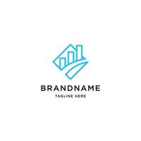 Finance logo design template vector illustration