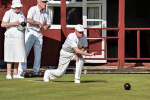 Colemans Hatch, East Sussex, UK, 2009. Lawn Bowls Match photo