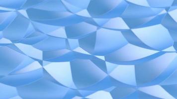 Blue Voronoi diagram Pattern Waves Background video