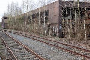 parte de un antiguo edificio industrial foto