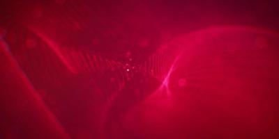 Animación abstracta de bucle 3d de partículas luminosas con profundidad de campo, bokeh y rayos de luz para fondo abstracto o bucle vj como microcosmos o espacio. bg transparente con hermosos efectos de luz video