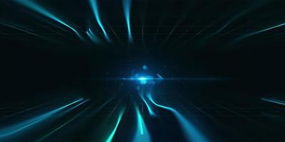 Glow Colorful Glitch Background. Fast Looped Animation. Center Jump In Portal video