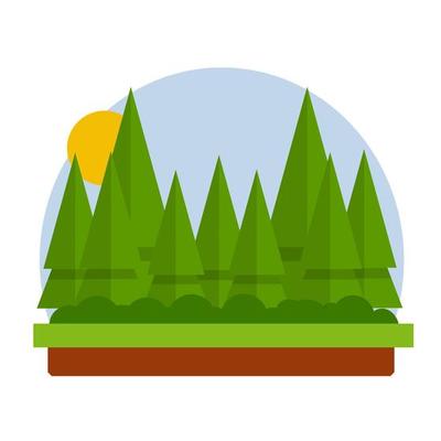 Pine Forest Vector Art, Icons, and Graphics for Free Download