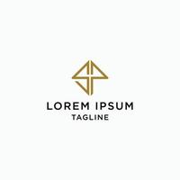 Letter SP initial Logo Icon Design Template. Gold, luxury, elegant flat vector