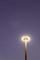 lantern against the background of the night sky photo