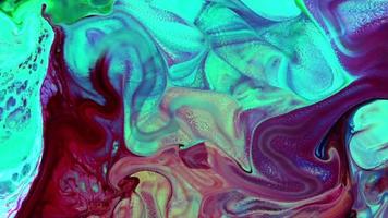 Fondo de textura de ondas de tinta líquida sacra galáctica colorida abstracta