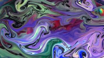 arte de pintura de tinta abstracta en el agua video