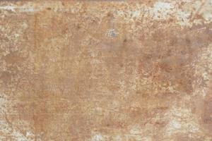 Light red brown metal rust on white painted background, abstract old rust background. photo