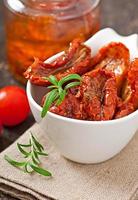 Dried tomatoes and rosemary