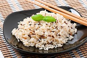 Mixed boiled rice photo
