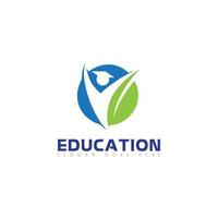 A simple icon for school. Flat education related logo image. Modern educational institution logotype vector