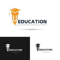A simple education logo vector. Logo image for school or educational institution.