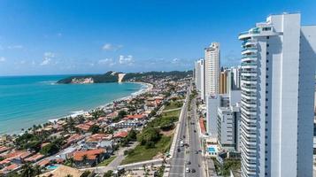 natal, rio grande do norte, brasil, alrededor de mayo de 2019, hermosa imagen aérea de la ciudad de natal, rio grande do norte, brasil. foto