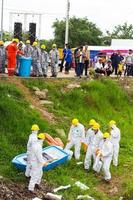 White uniform store toxic chemicals photo