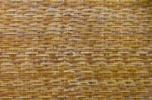 Woven bamboo background photo