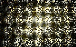 fondo de mosaico brillante de monedas de oro. fondo negro con fondo de luces doradas. plata y oro. 3d. imagen de primera calidad. foto