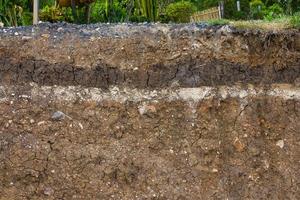 Soil under the road photo