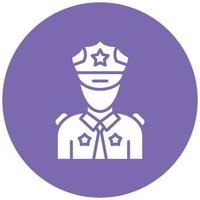 Security Guard Icon Style vector