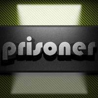 prisoner word of iron on carbon photo